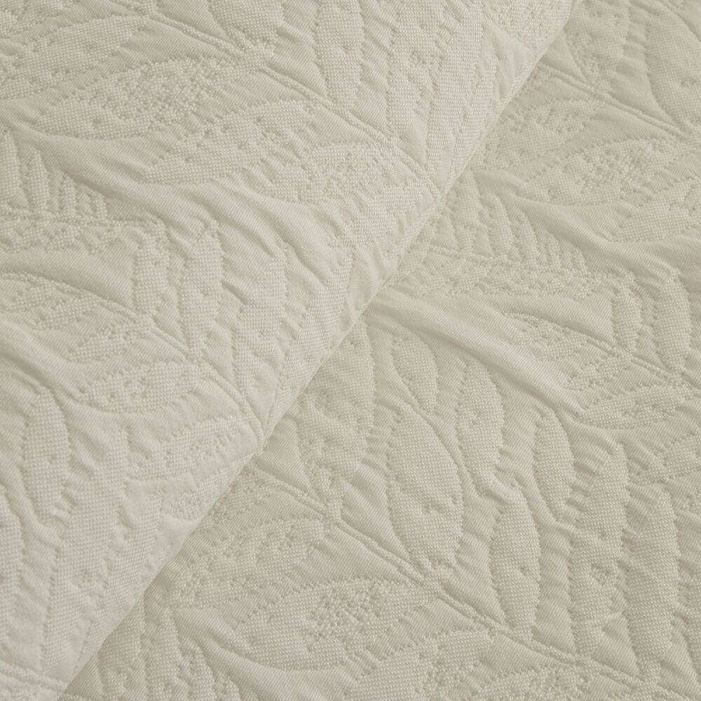 Karaca Home Serenity Çift Kişilik Yatak Örtüsü Seti Beyaz thumbnail 5