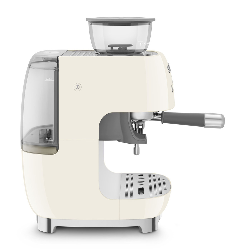Smeg Öğütücülü Espresso Kahve Makinesi Cream Egf03creu görseli 3