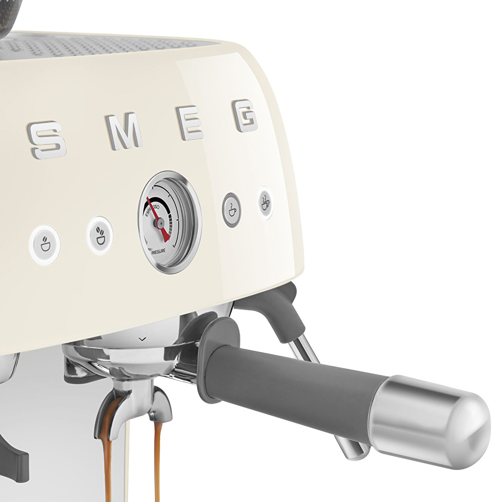 Smeg Öğütücülü Espresso Kahve Makinesi Cream Egf03creu görseli 8