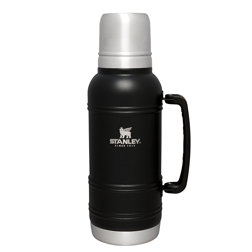 Stanley The Artisan Paslanmaz Çelik Hammertone Termos 1,4L Black görseli 1