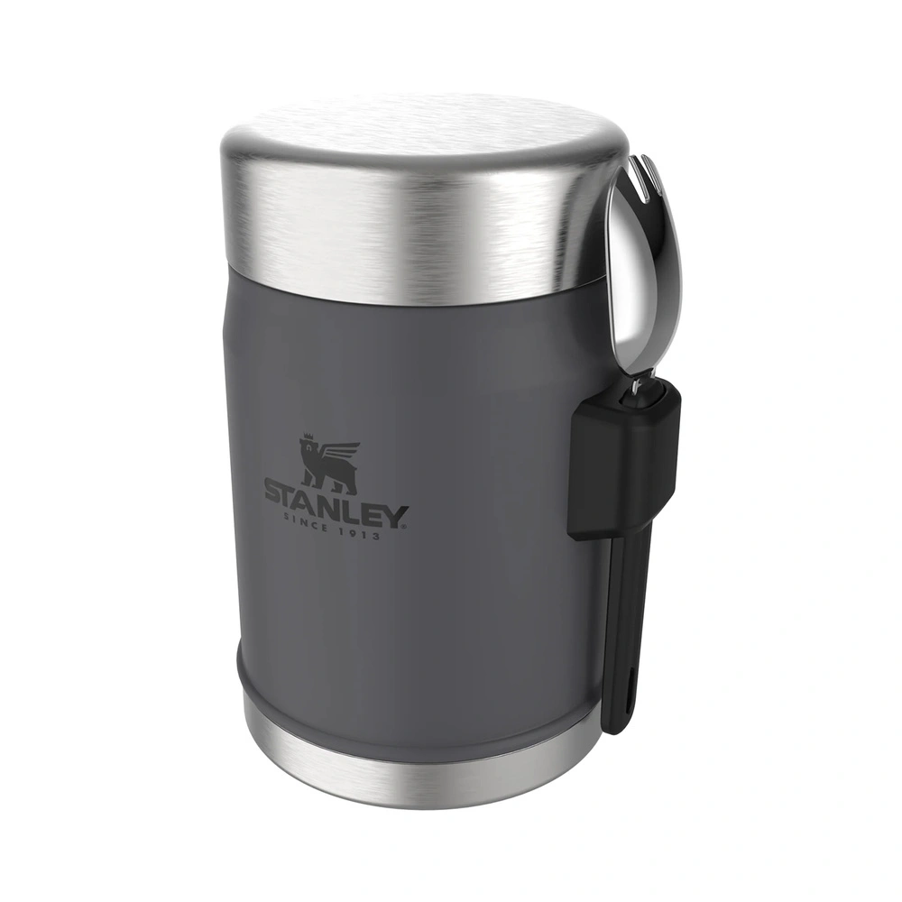 Stanley Legendary Food Jar 0,40L Kaşıklı Charcoal görseli 2