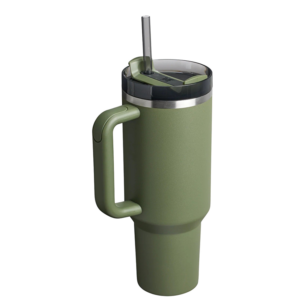 Stanley The Quencher Flowstate Tumbler Pipetli Termos Bardak 1,18L Dried Pine görseli 2