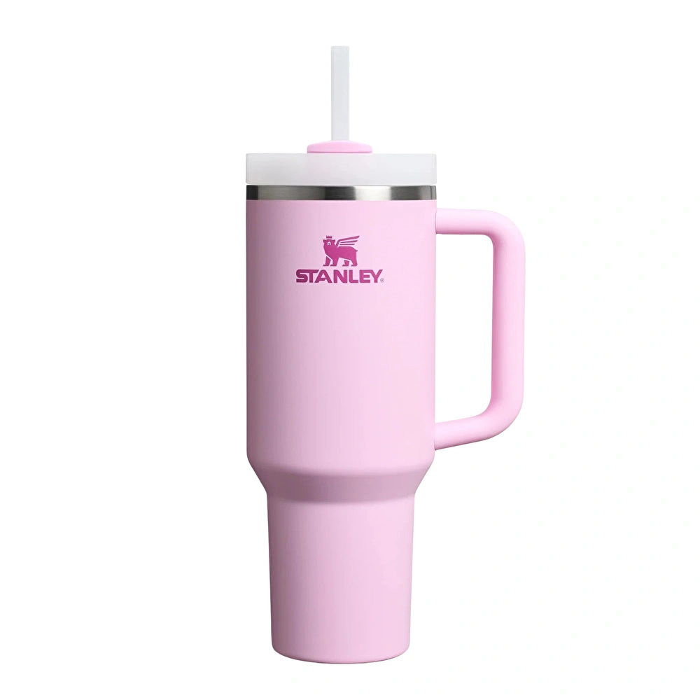 Stanley The Quencher Flowstate Tumbler Pipetli Termos Bardak 1,18L Cherry Blossom görseli 1