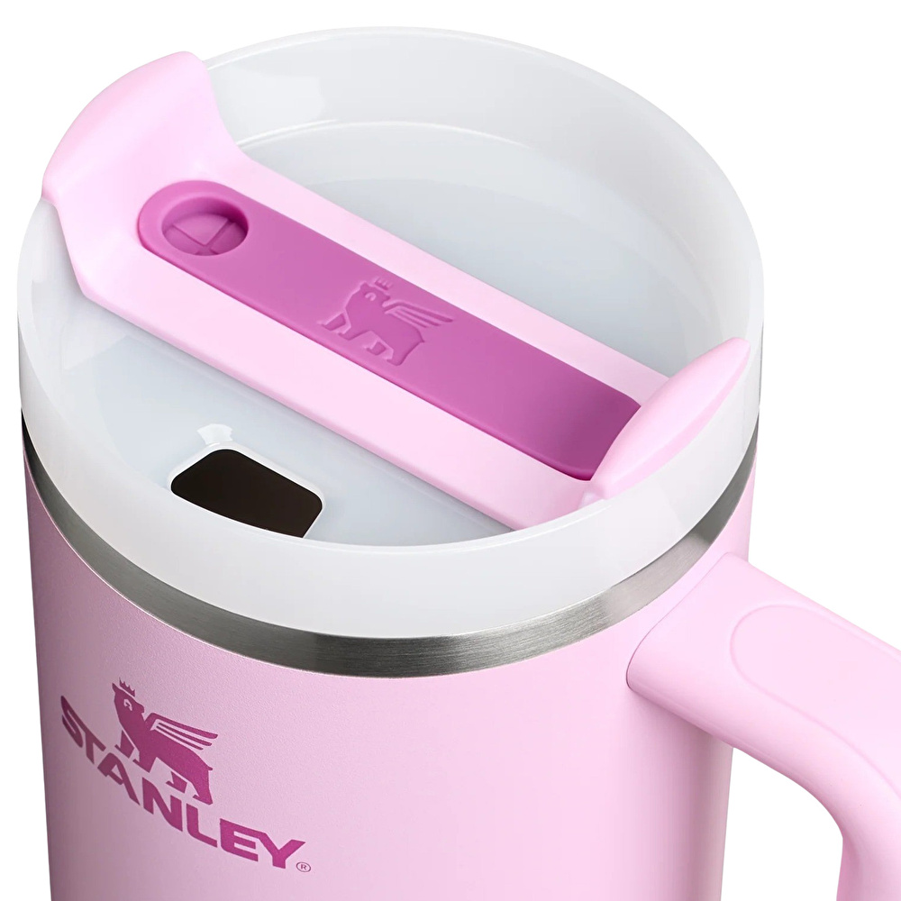 Stanley The Quencher Flowstate Tumbler Pipetli Termos Bardak 1,18L Cherry Blossom görseli 3