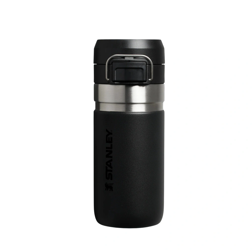 Stanley The Quick Flip Water Bottle Paslanmaz Çelik Termos 0,47L Black görseli 1