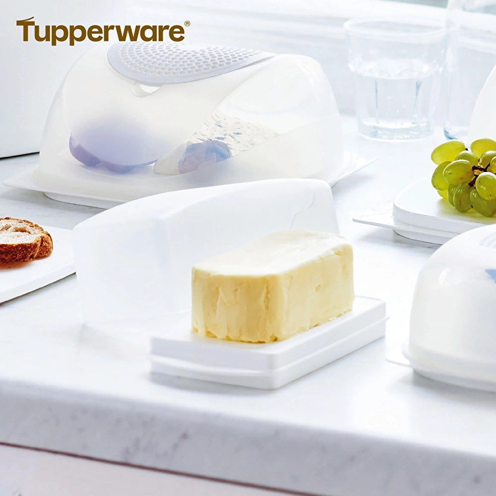 Tupperware Tereyağlık Kar Beyazı görseli 3
