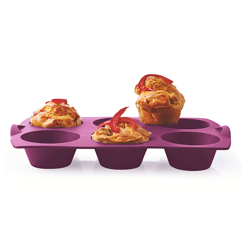 Tupperware Silikon 6'lı Muffin Kalıbı görseli 3