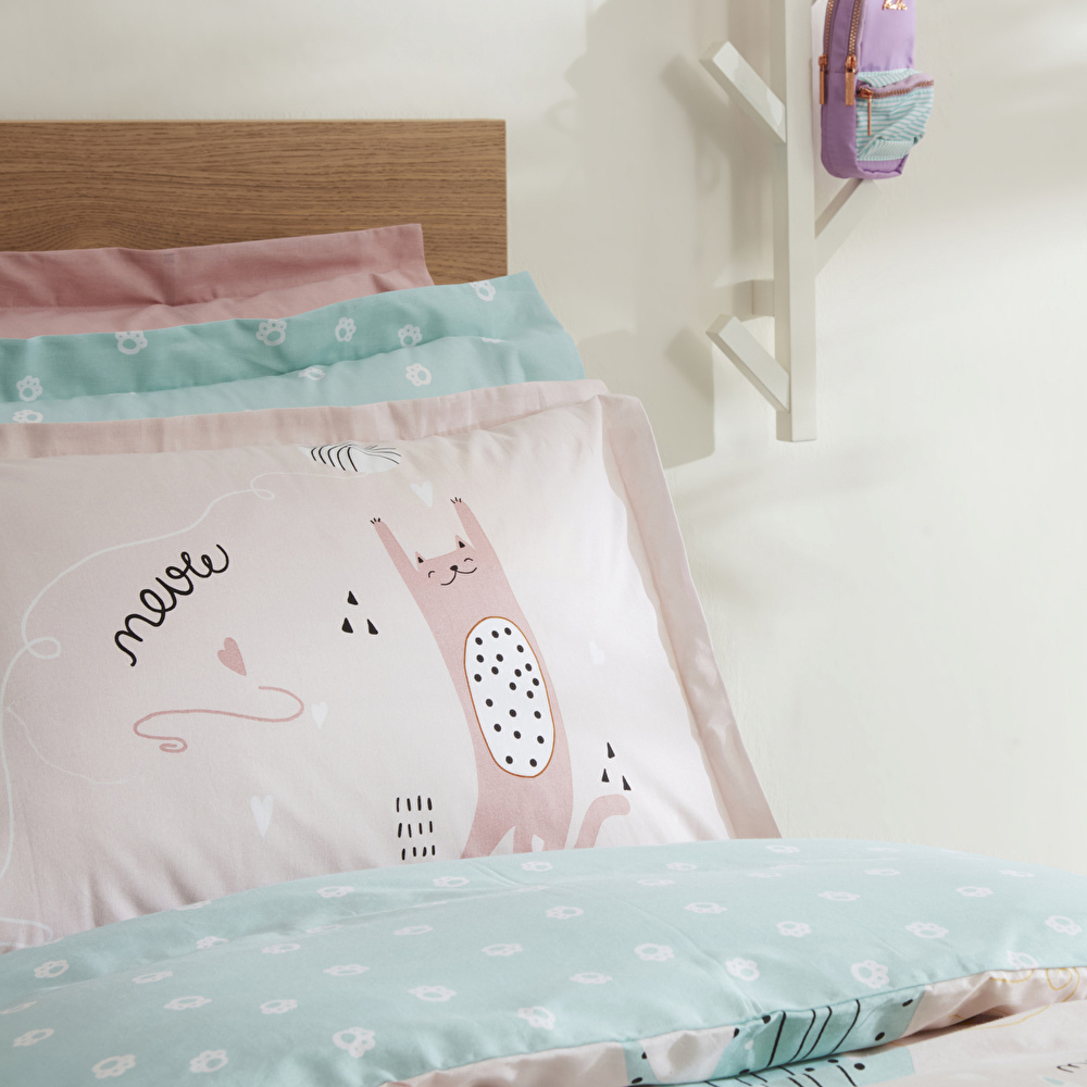 Karaca Home Young Crazy Cats Tek Kişilik Nevresim Takımı görseli 3