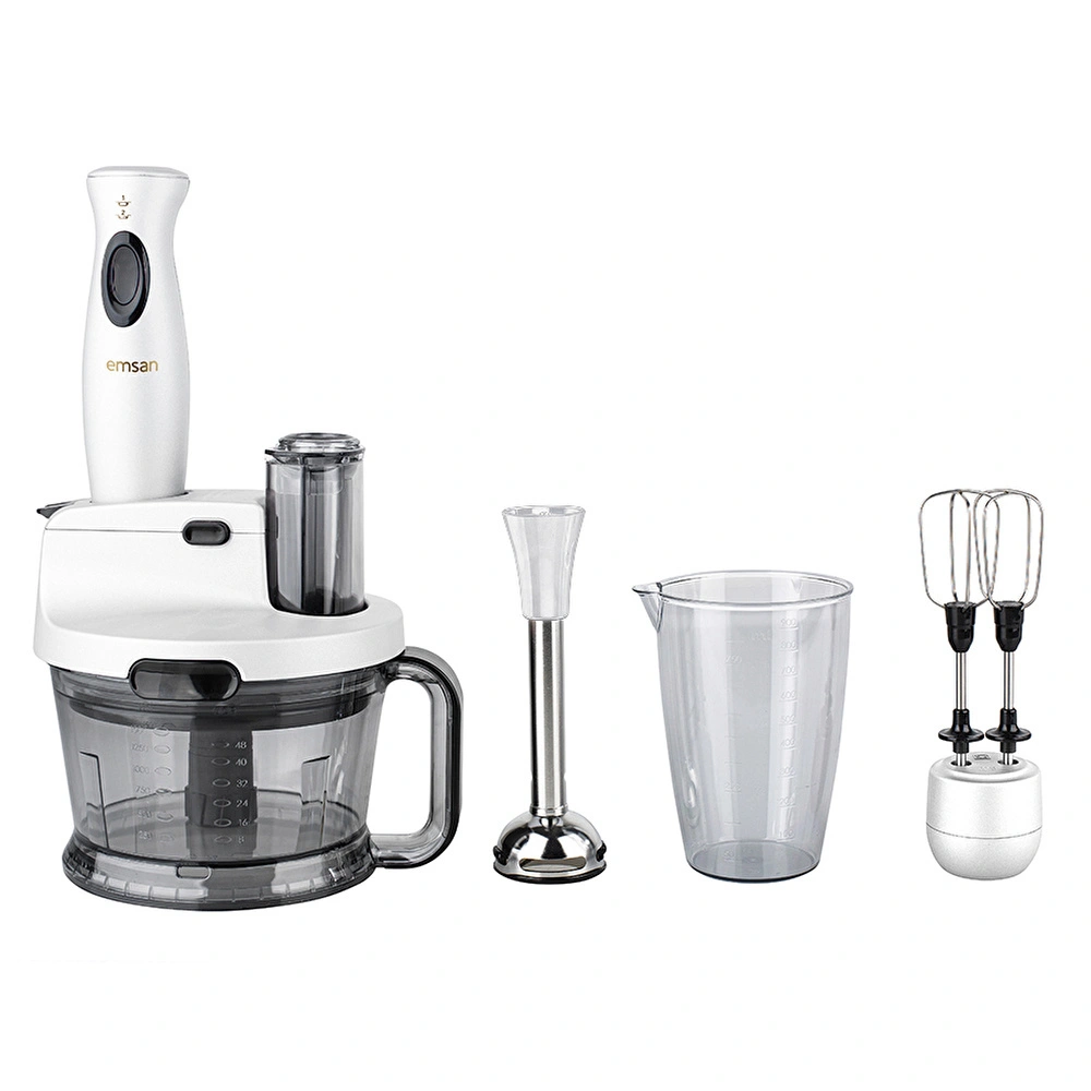 Emsan Mutfak Robotu 701 Glossy İnci Beyazı görseli 1