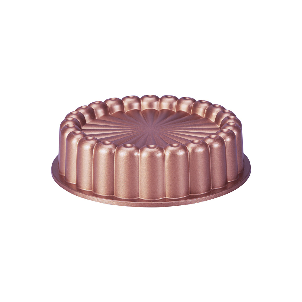 Emsan Mira 22 cm Tart Kalıbı Golden Pink görseli 2