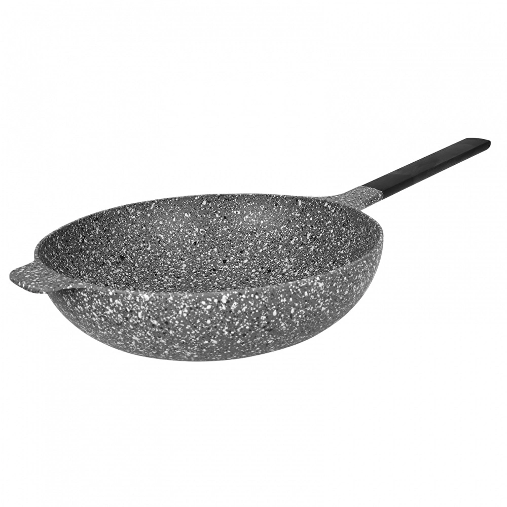 Emsan Perge Döküm Wok Tava 30 cm görseli 4