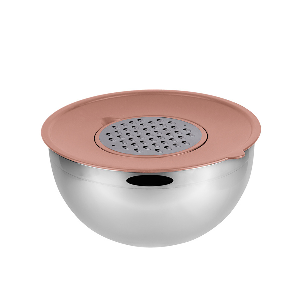Emsan Demre 3 in 1 Golden Pink Çok Amaçlı Karıştırma ve Saklama Kabı görseli 3