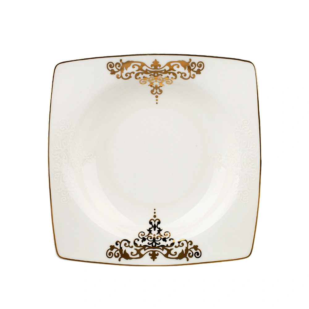 Emsan Fine Bone Topkapı Gold 61 Parça 12 Kişilik Yemek Takımı görseli 7