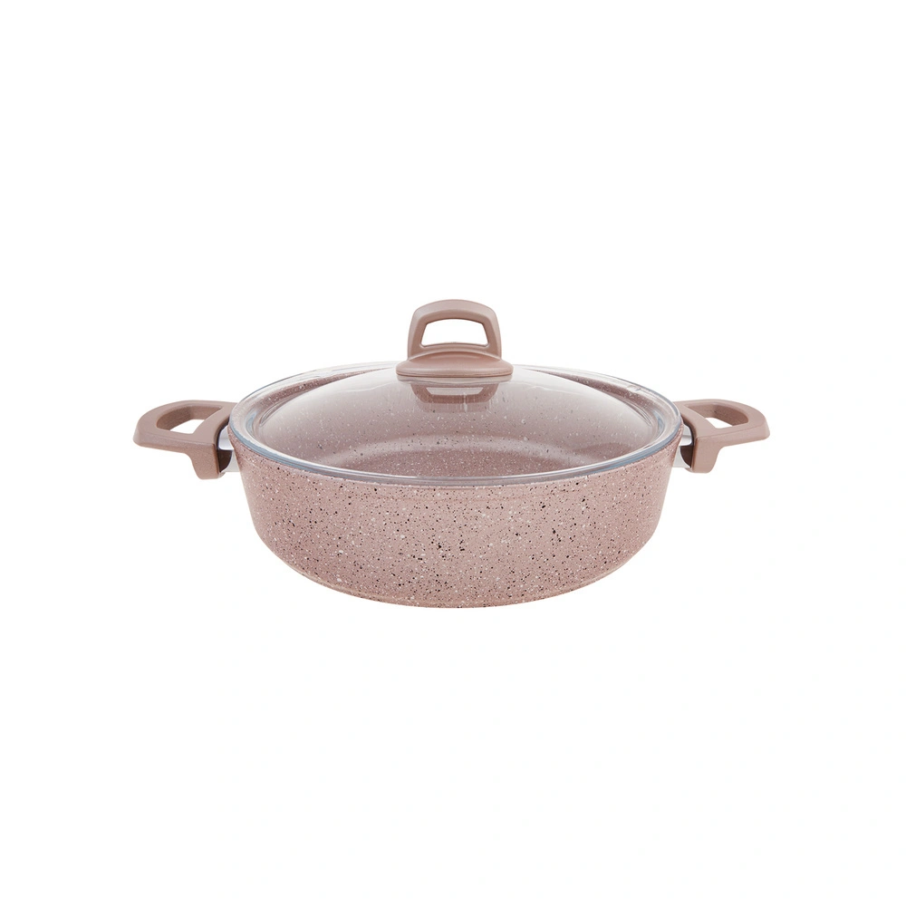 Emsan Premium-S Pro Gold Pink 7 Parça Granit Tencere Seti görseli 8