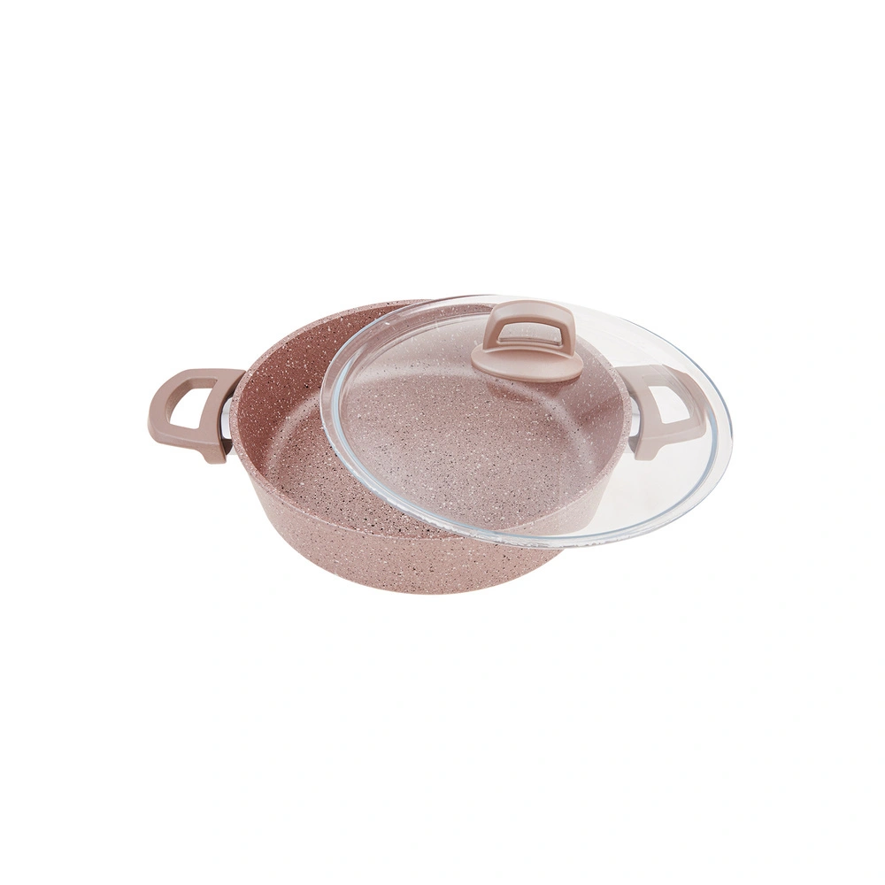 Emsan Premium-S Pro Gold Pink 7 Parça Granit Tencere Seti görseli 9