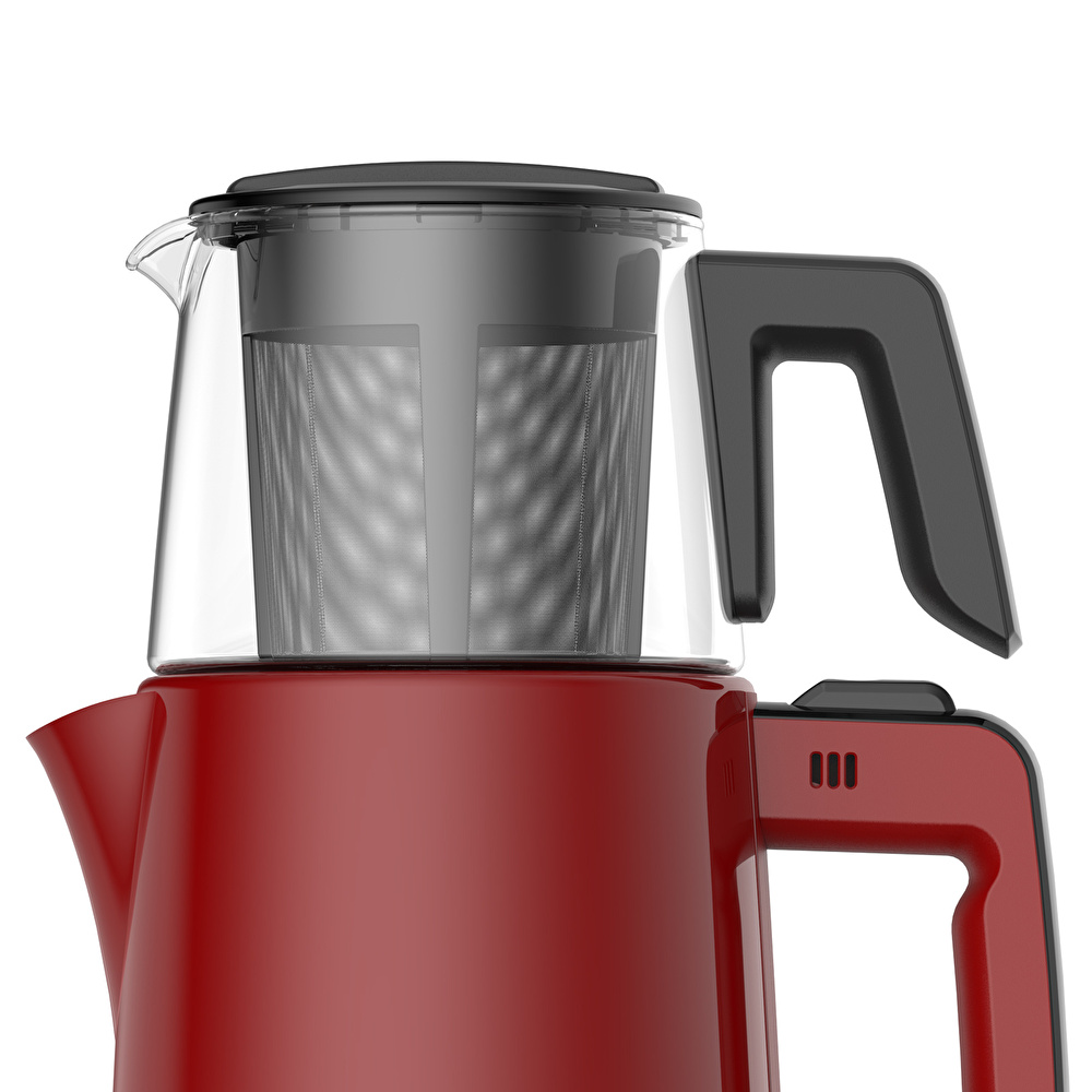Emsan Handy Pro Kırmızı Çay Makinesi görseli 3