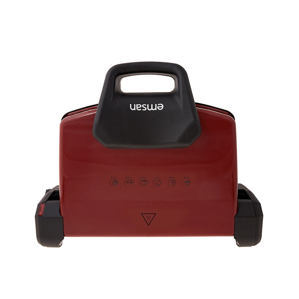 Emsan Power Master Granit 1800w Kırmızı Tost Makinesi görseli 7