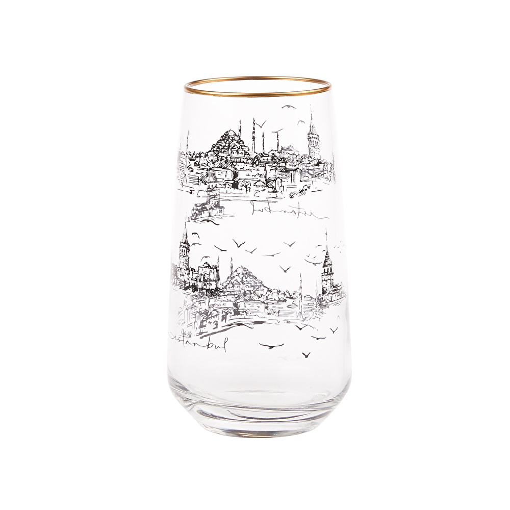 Emsan İstanbul Desen Meşrubat Bardağı 3lü Set görseli 2
