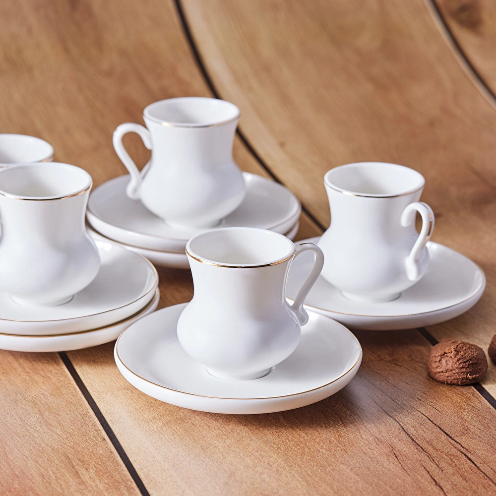 Emsan Aydos 6 Kişilik Kahve Fincan Takımı 90 ml görseli 8