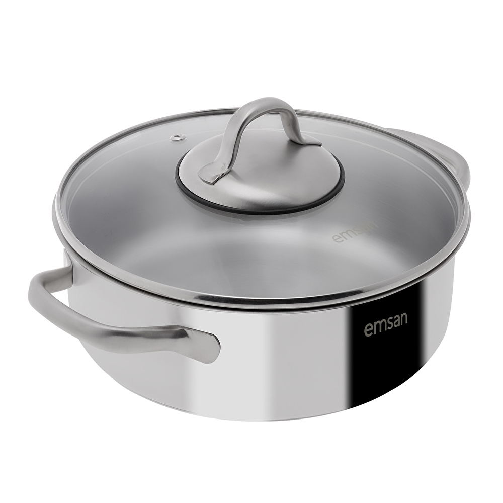 Emsan Steel Force Pilav/Karnıyarık Tencere 22 cm görseli 3