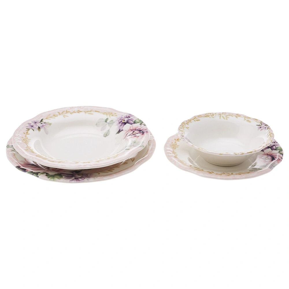 Emsan Flory Stoneware 24 Parça 6 Kişilik Yemek Takımı görseli 11
