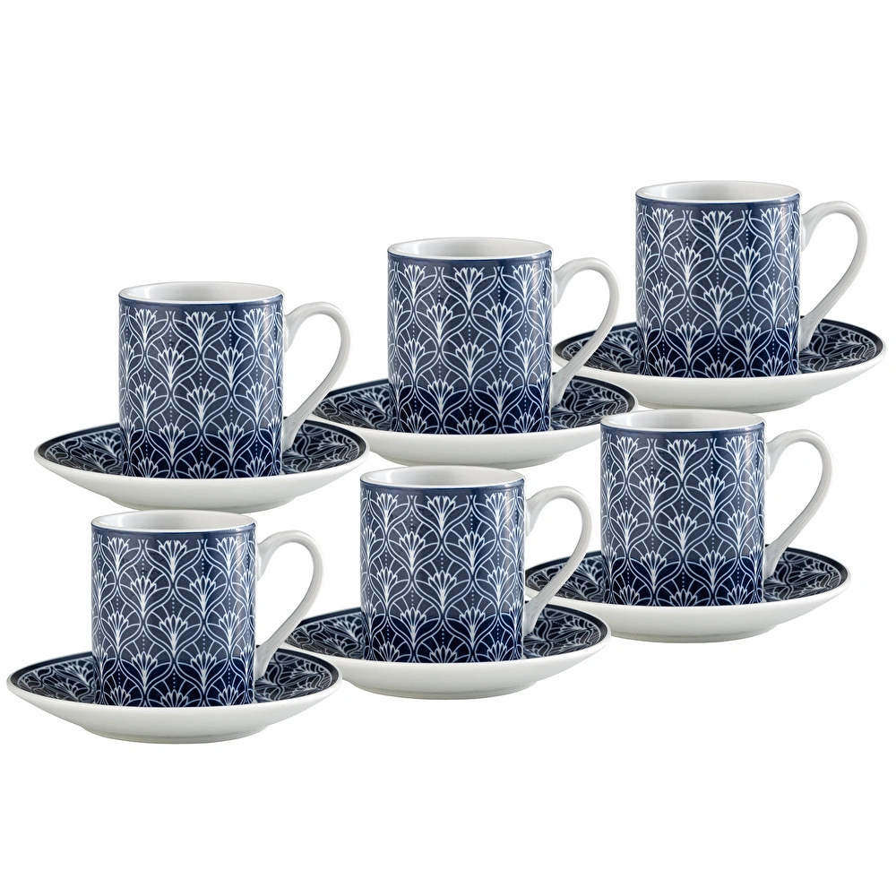 Emsan Blue Star 6 Kişilik Kahve Fincan Takımı 90 ml görseli 3