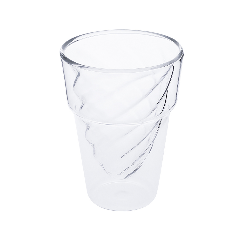 Emsan Globe Çift Cidarlı Külah Form Cam Bardak 250 ml görseli 4