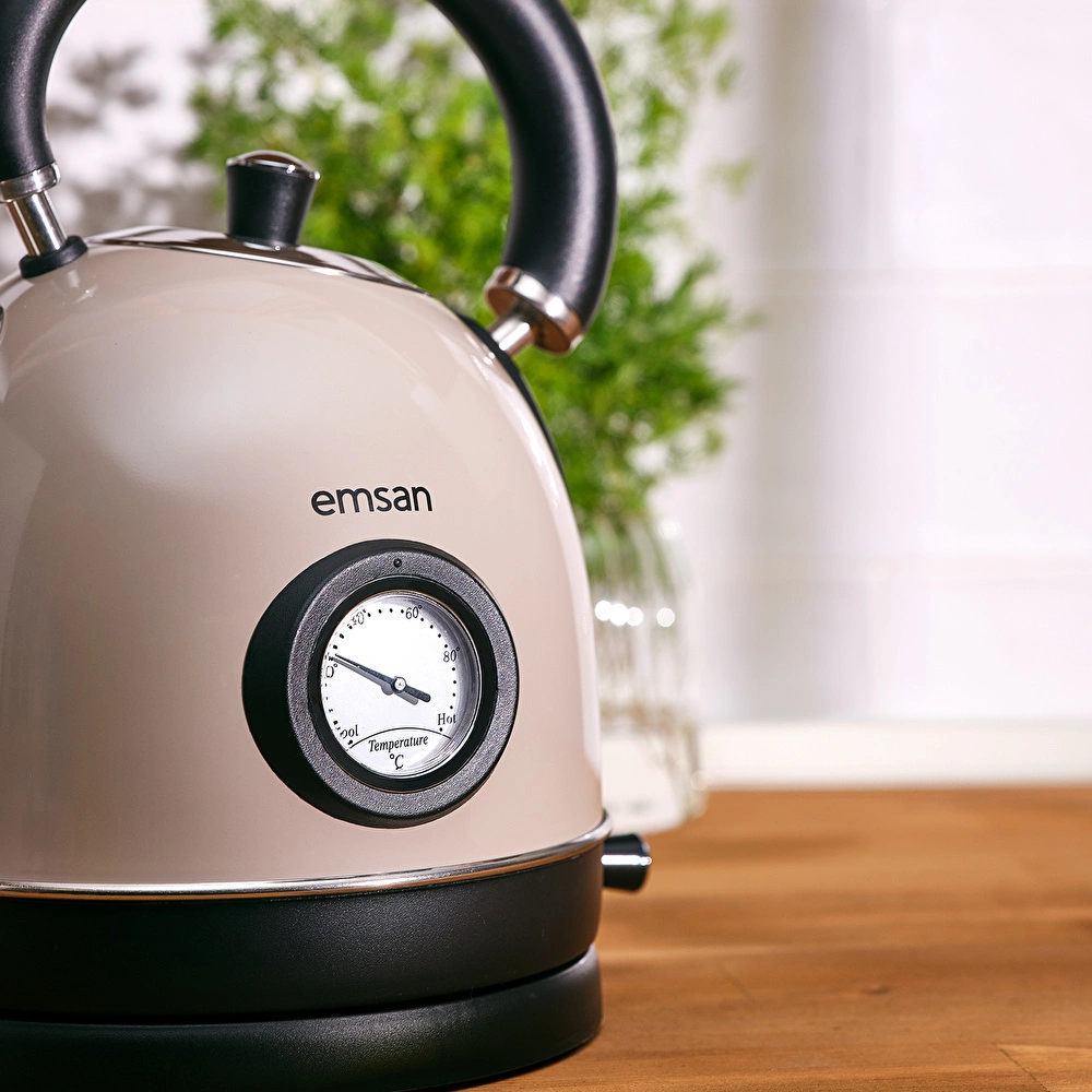 Emsan Turtle Kettle Beige görseli 2
