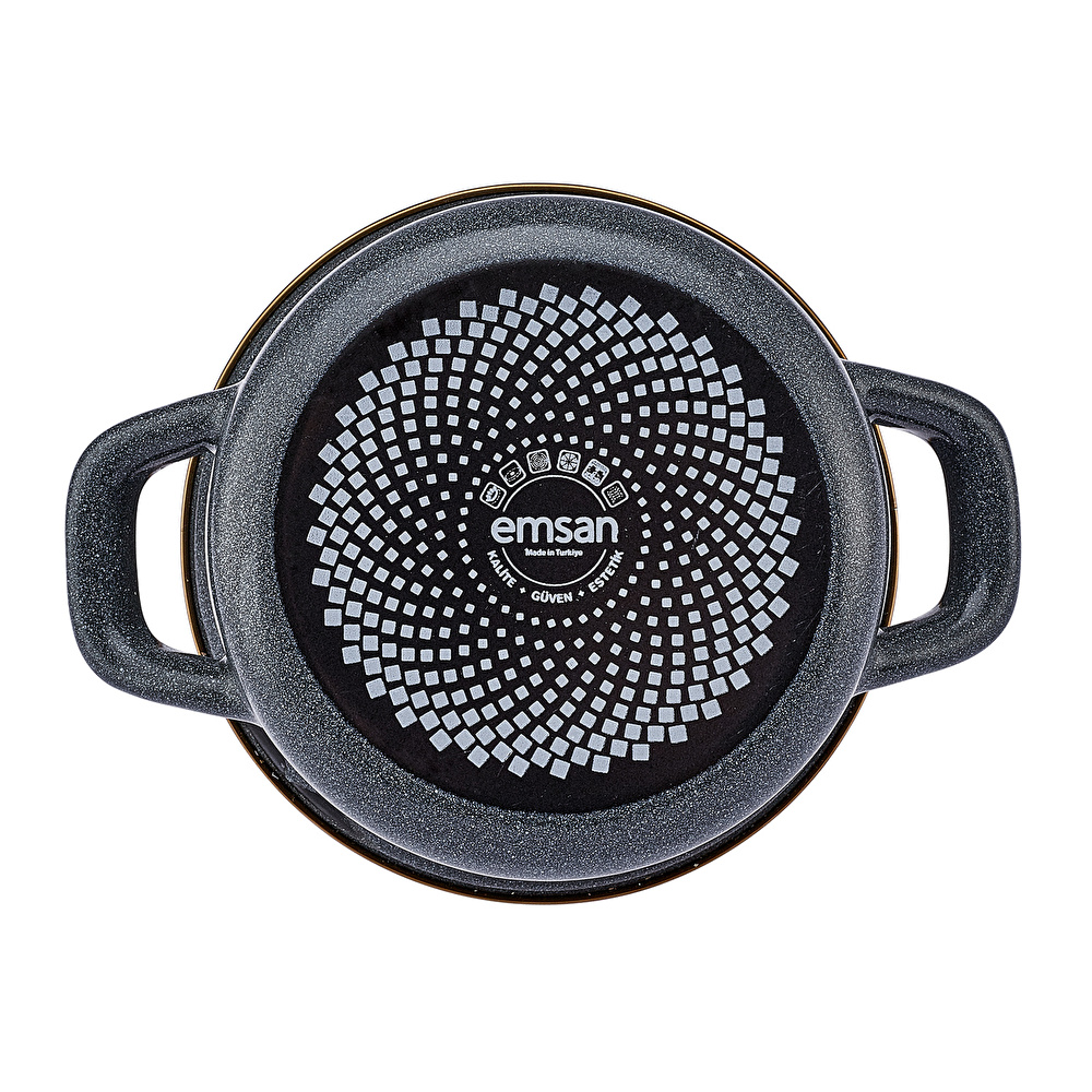 Emsan Rustik Midi 4 Parça Tencere Seti İndigo 12 cm görseli 9