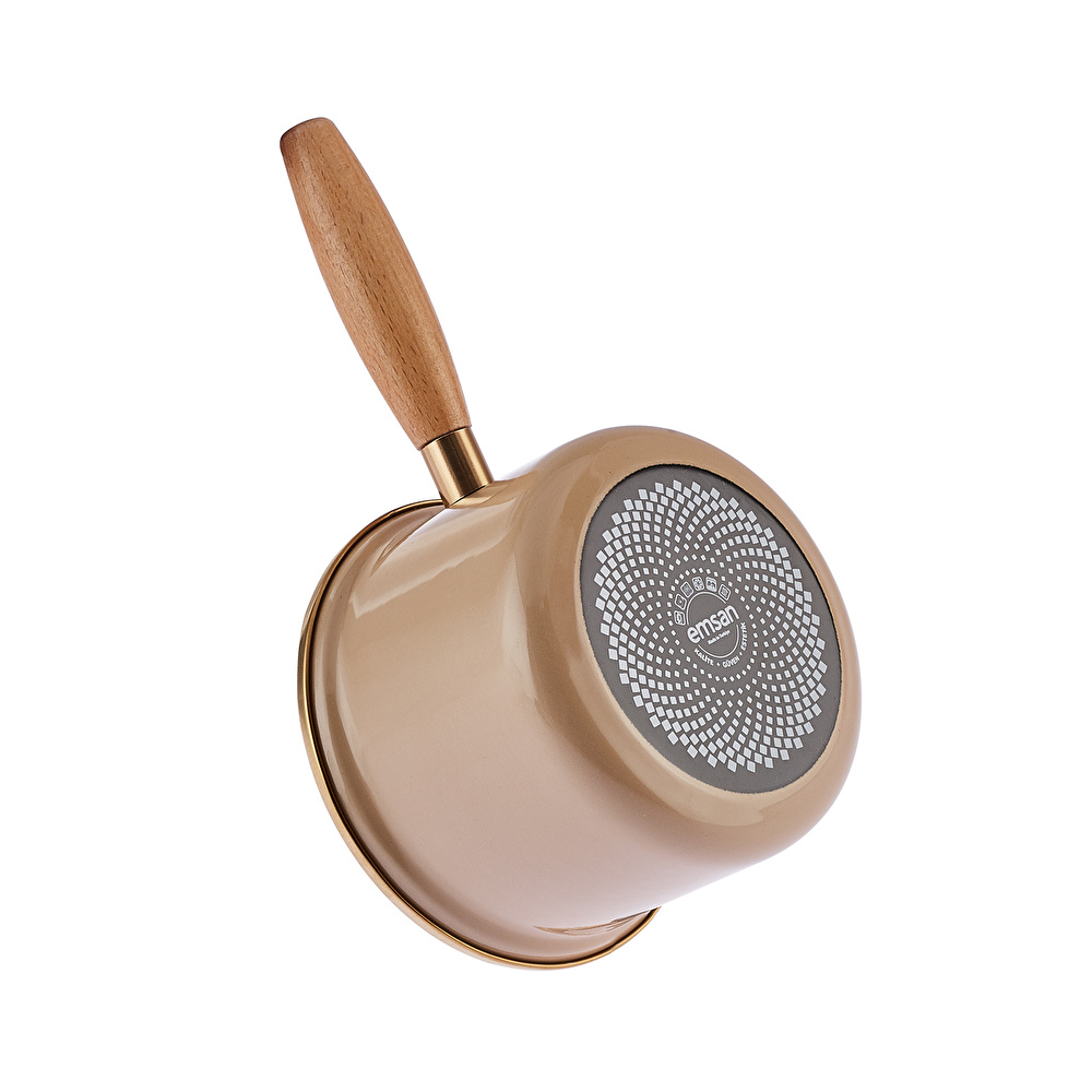 Emsan Rustik Midi 4 Parça Tencere Seti Bej 12 cm görseli 7