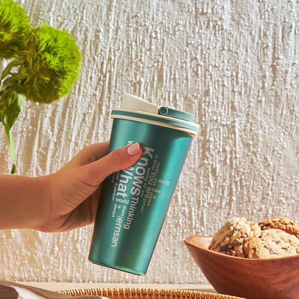 Emsan Smart Yeşil Termos 500 ml görseli 4