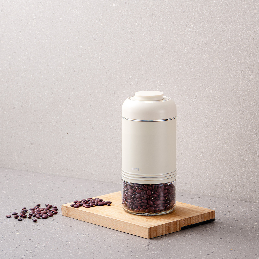 Emsan Moko 900 Ml Saklama Kavanozu Ekru görseli 3