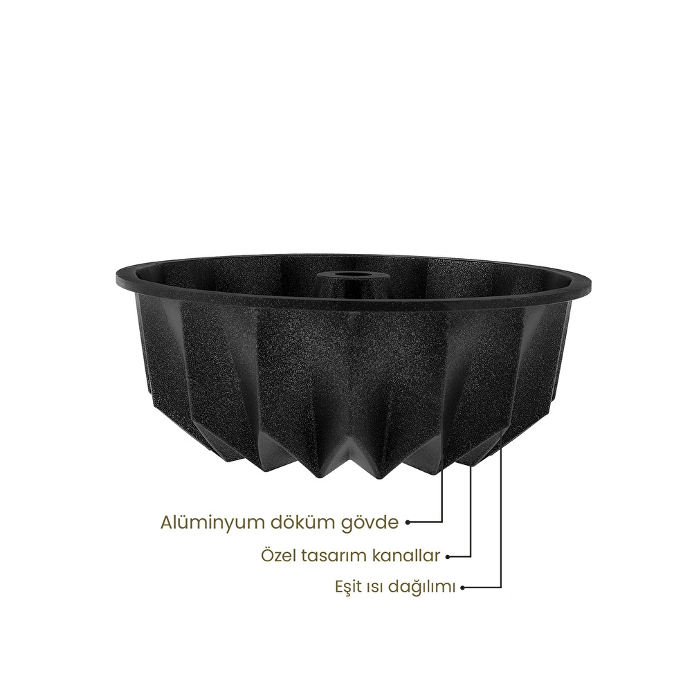 Emsan Diagon Kek Kalıbı Siyah görseli 7