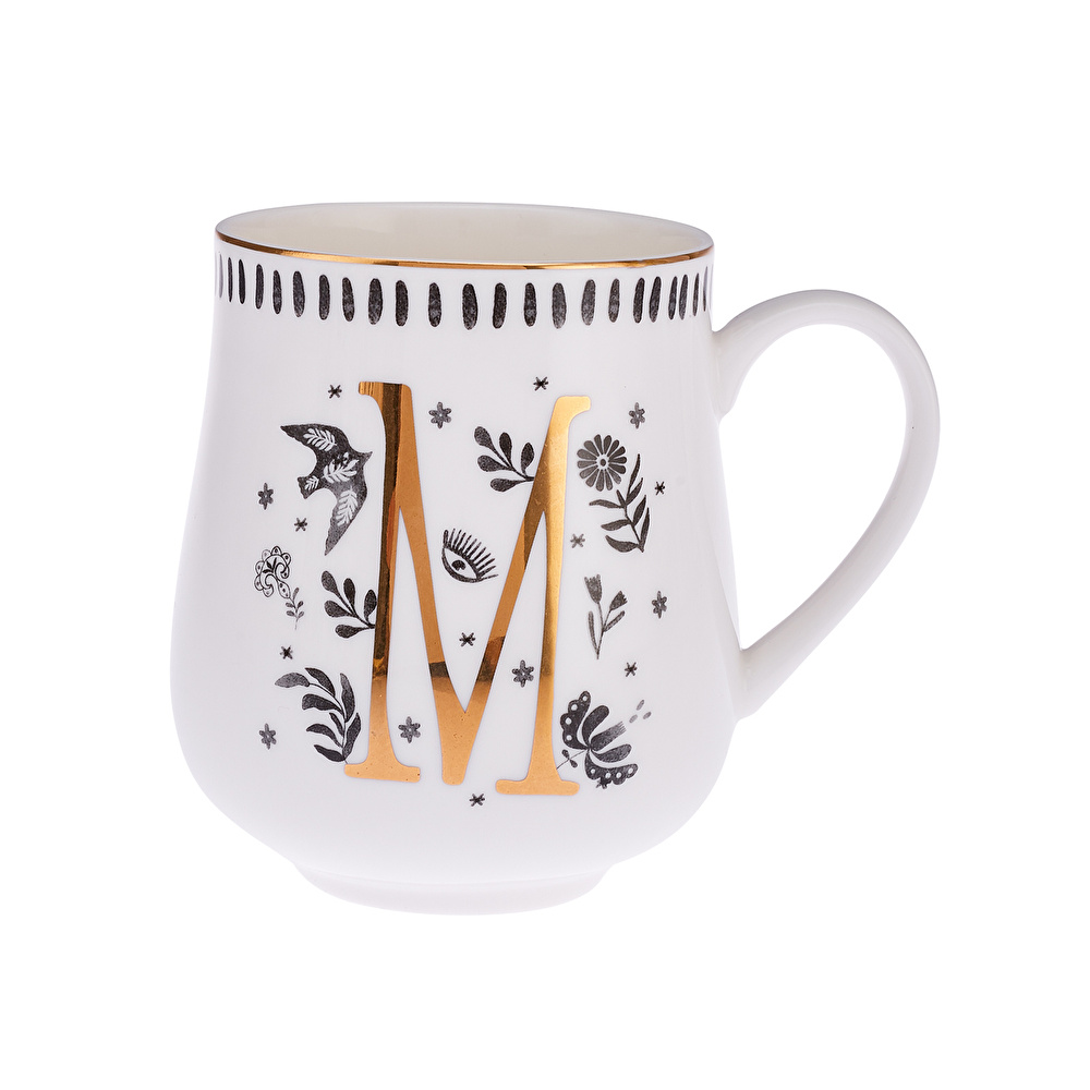 Emsan Artisan M Letter New Bone Kupa 220 ml görseli 3