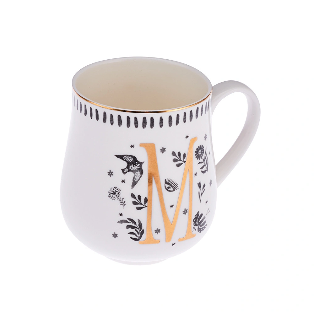 Emsan Artisan M Letter New Bone Kupa 220 ml görseli 4