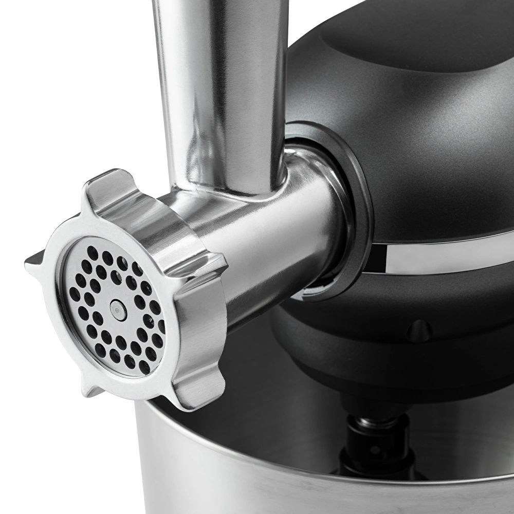 Emsan Bella Gusto Comfort Kıyma Çekme Aparatlı Hamur Yoğurma Makinesi Gri 1300W 5,5L görseli 10