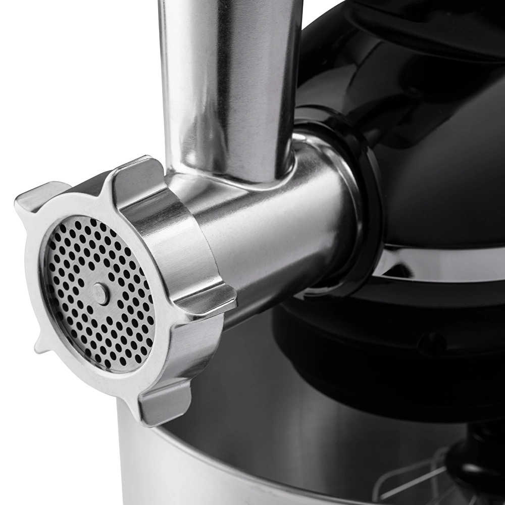 Emsan Bella Gusto Comfort Kıyma Çekme Aparatlı Hamur Yoğurma Makinesi Siyah 1300W 5,5L görseli 10