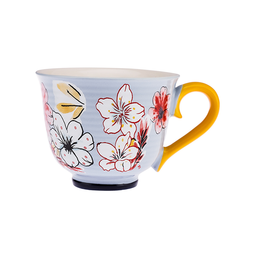 Emsan Jasmine New Bone Kupa 435 ml Mavi görseli 1