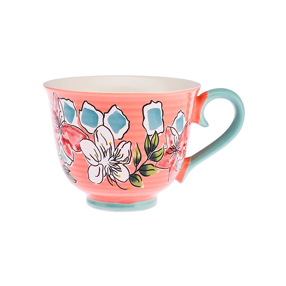 Emsan Lily New Bone Kupa 435 ml Pembe görseli 1