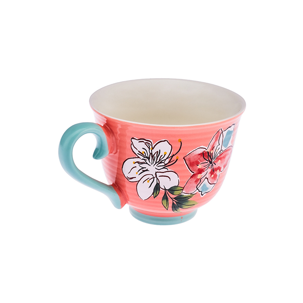 Emsan Lily New Bone Kupa 435 ml Pembe görseli 3