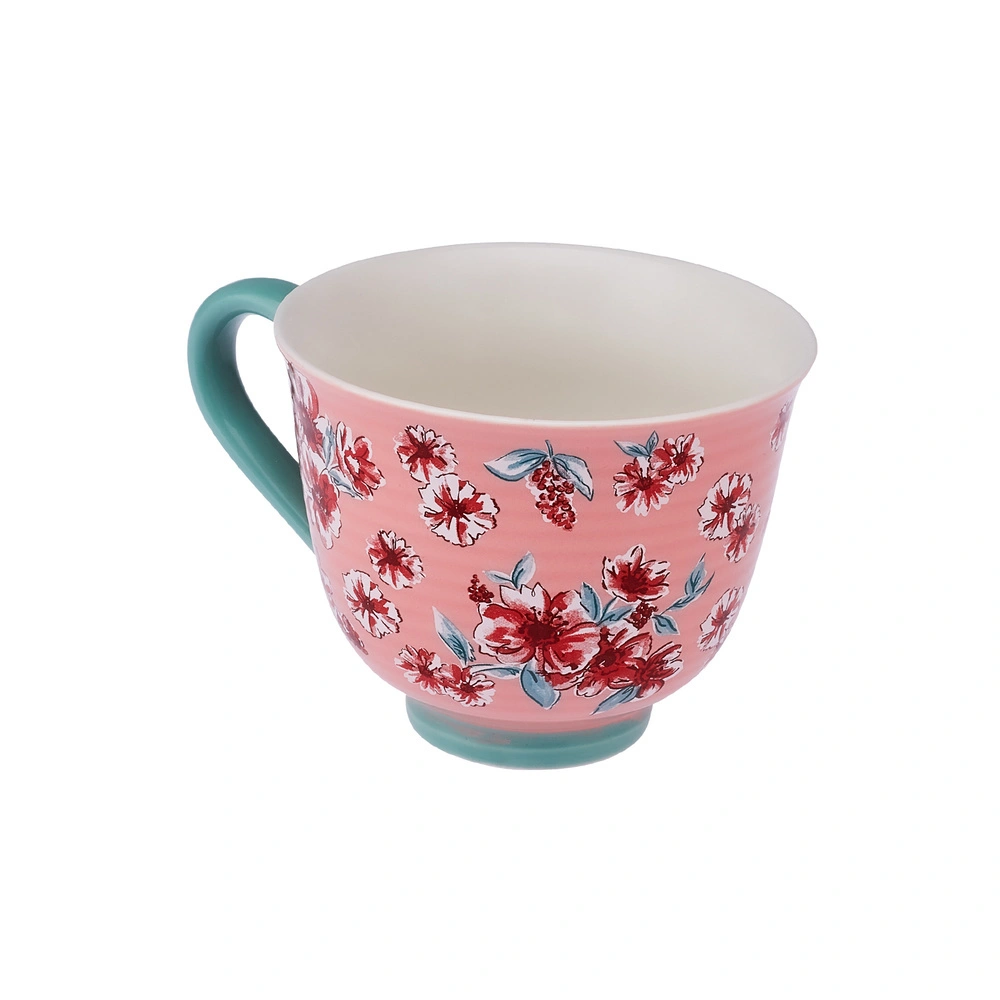 Emsan Blossom New Bone Kupa 435 ml Pembe görseli 3