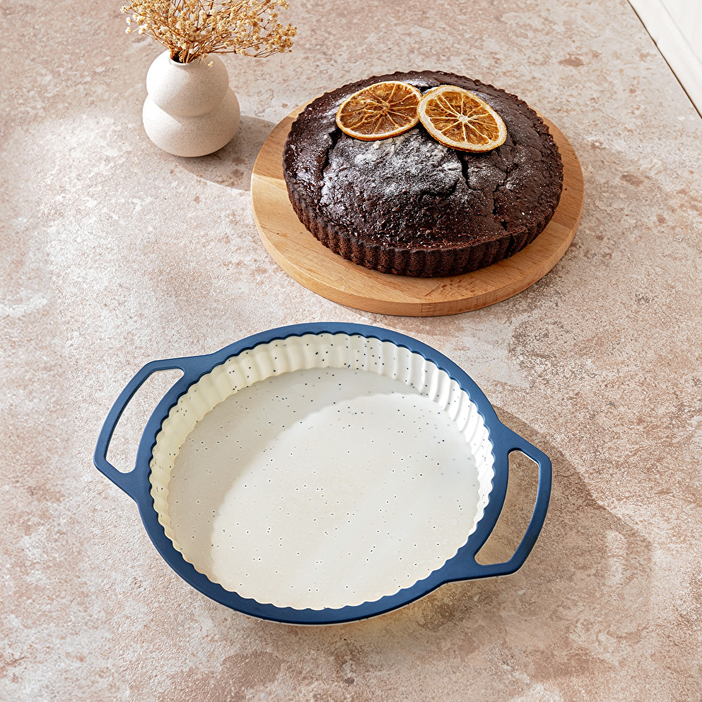 Emsan Blue Dot Silikon Tart Kalıbı görseli 1