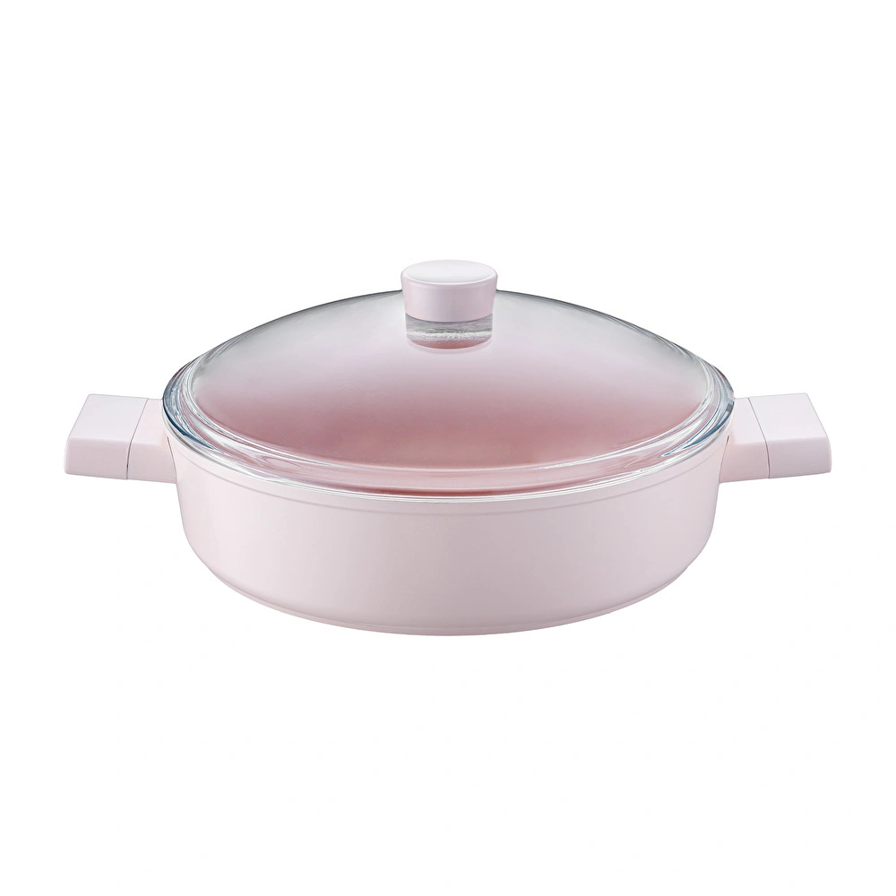 Emsan Swiss Crystal 7 Parça Tencere Seti Pembe görseli 4