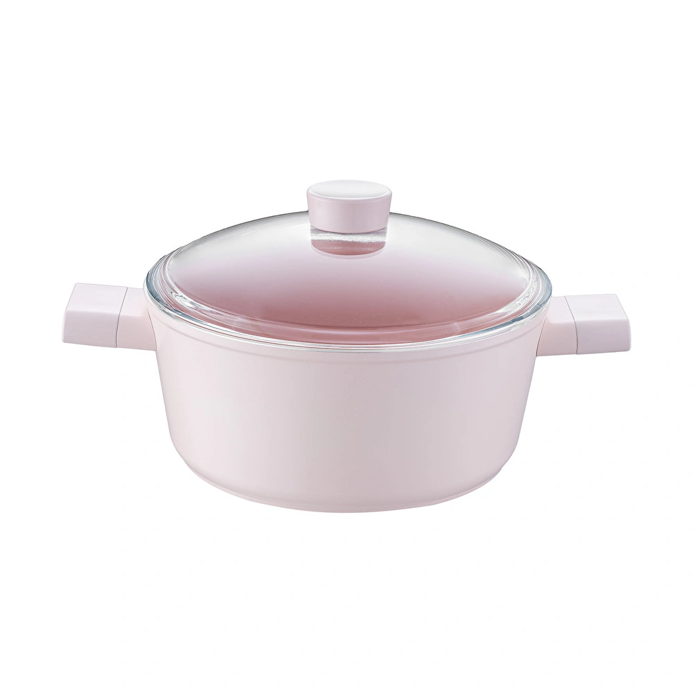 Emsan Swiss Crystal 7 Parça Tencere Seti Pembe görseli 5