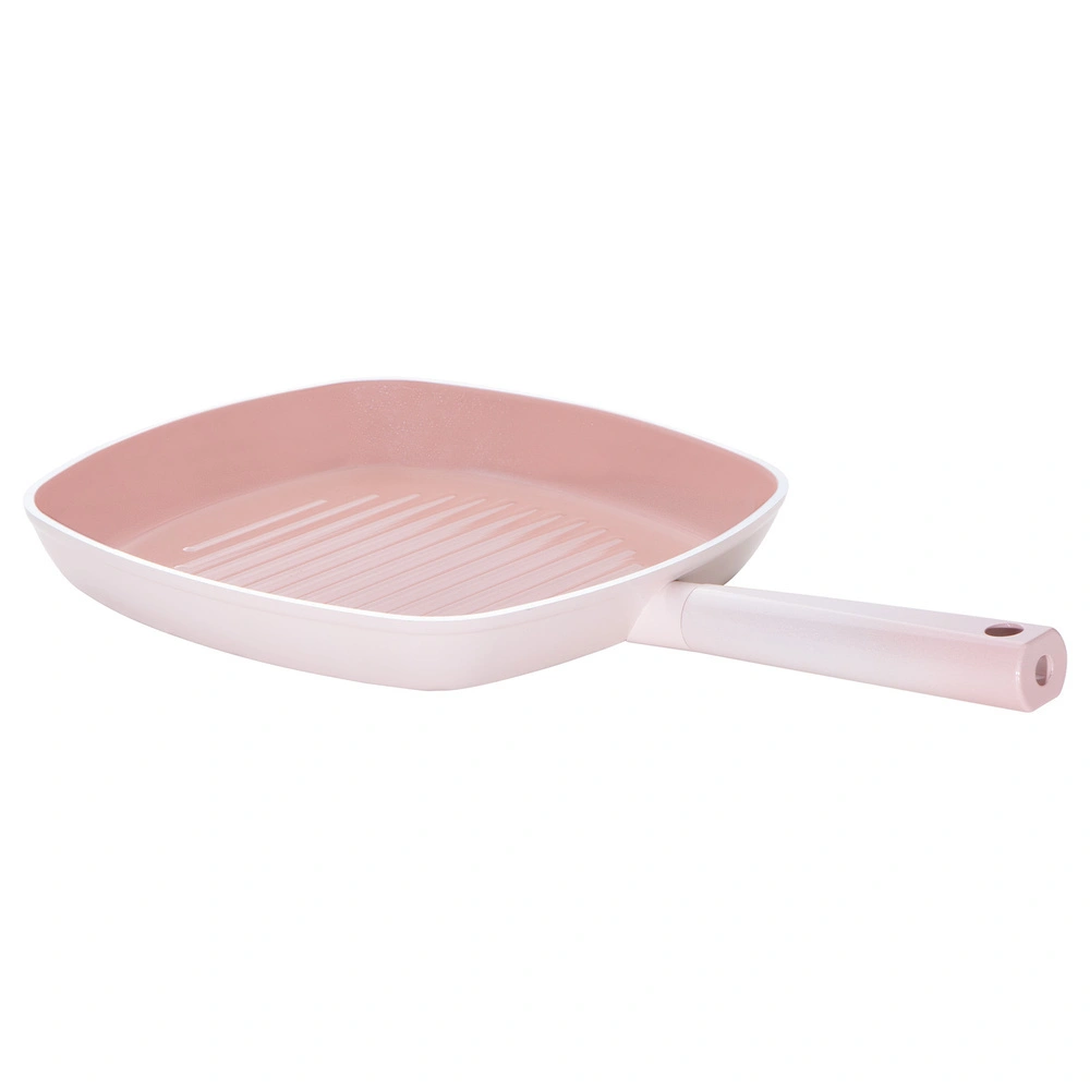 Emsan Swiss Crystal Kare Tava Pembe 28 cm görseli 3