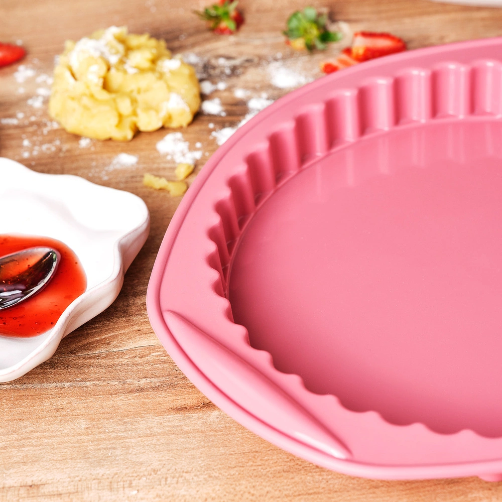 Emsan Silikon Tart Kalıbı Pembe görseli 3