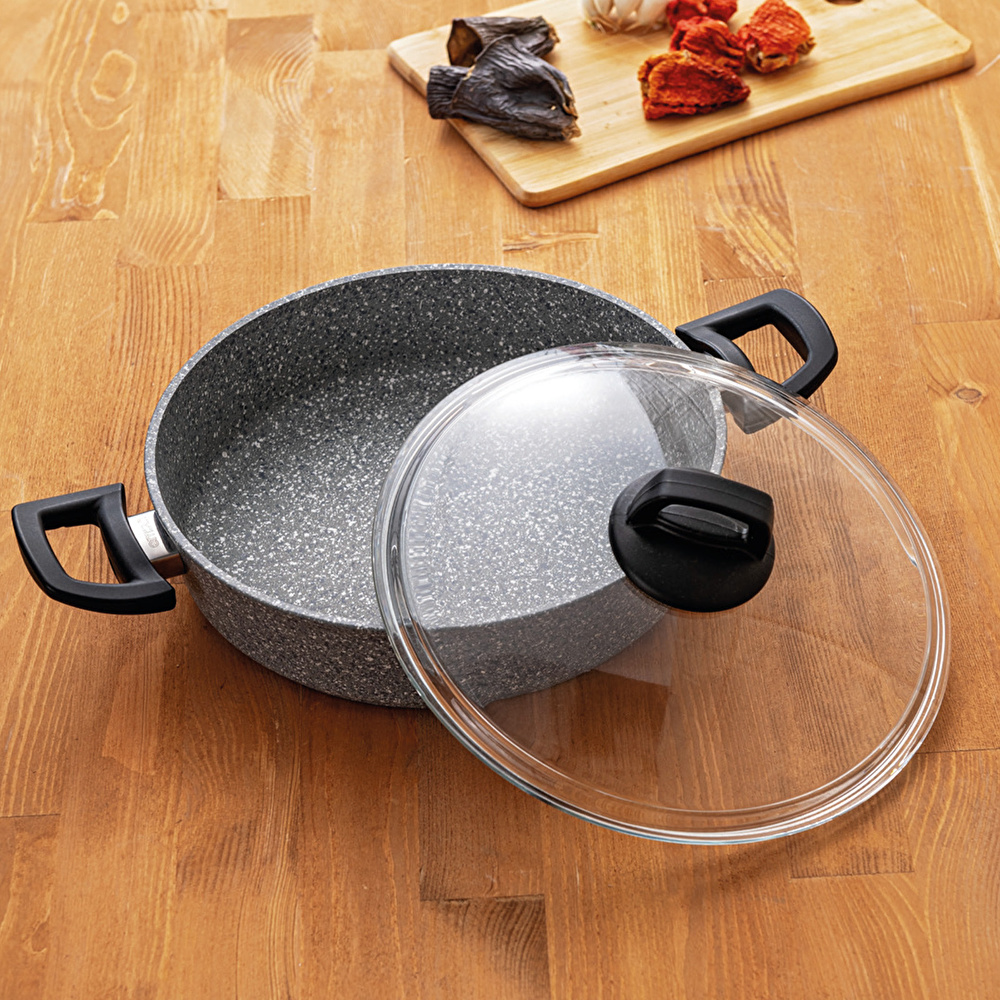 Emsan Titanium Granit Karnıyarık Tenceresi 30 cm görseli 1