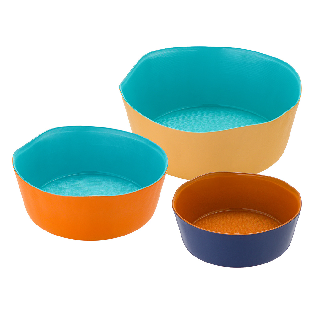 Emsan Voyage Cam 3'lü Kase Seti 16 Cm / 18 Cm / 21 Cm görseli 1