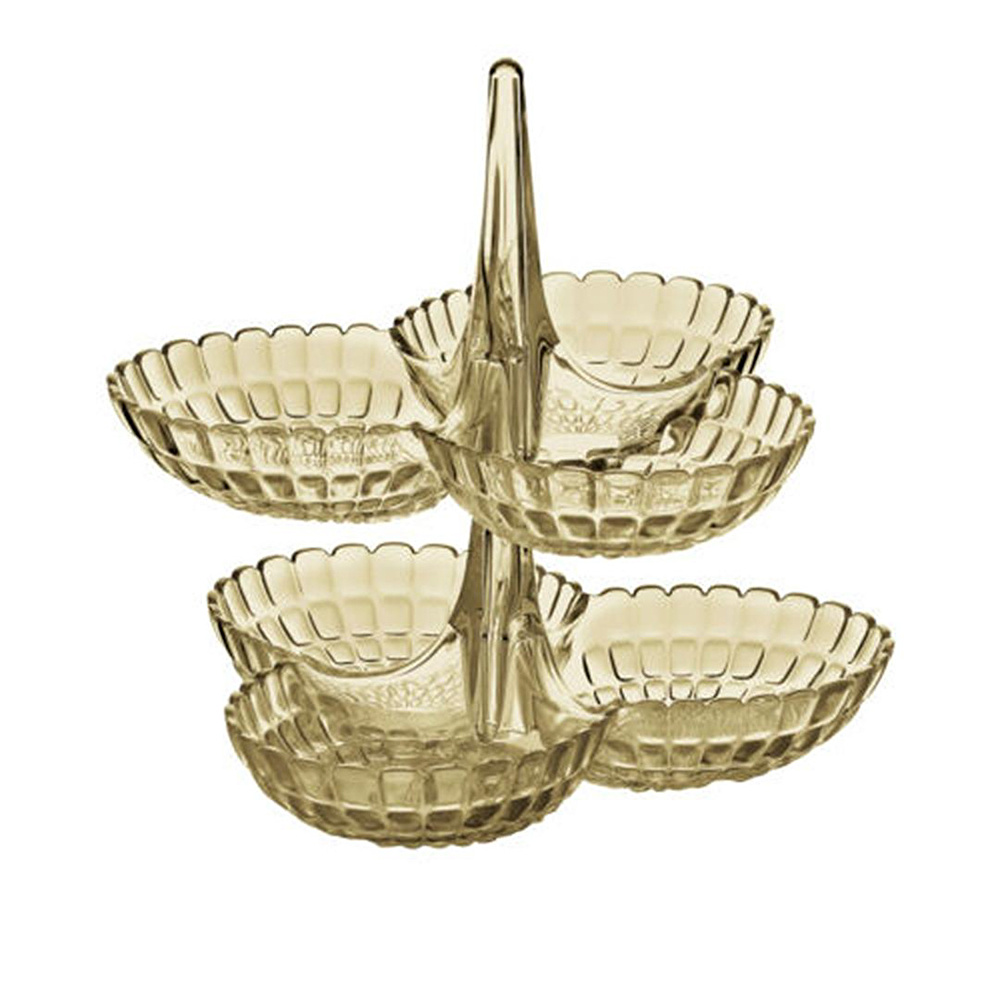Guzzini Tiffany 2 Katlı Çerezlik Kum Beji görseli 1