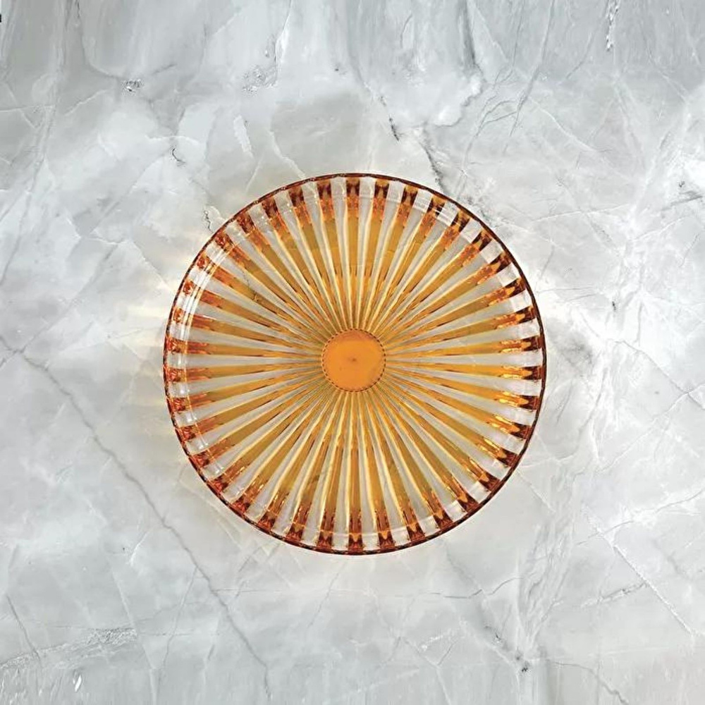 Guzzini Dolce Vita Yuvarlak Tepsi 31 cm Amber  görseli 2